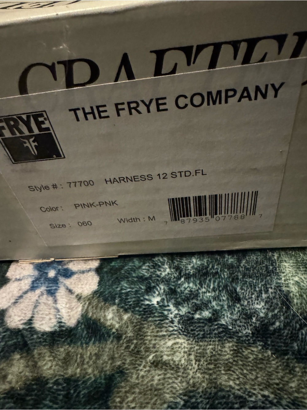 Frye Pink Leather Harness Booties with Cutout Floral Details - Picture 6 of 6